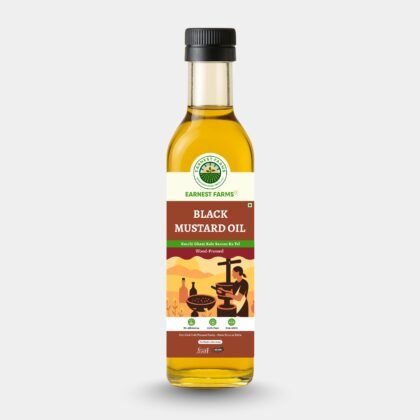 Wood-Pressed Black Mustard Oil 1L