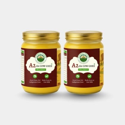 500ML A2 Gir Cow Ghee + 500ML A2 Gir Cow Ghee